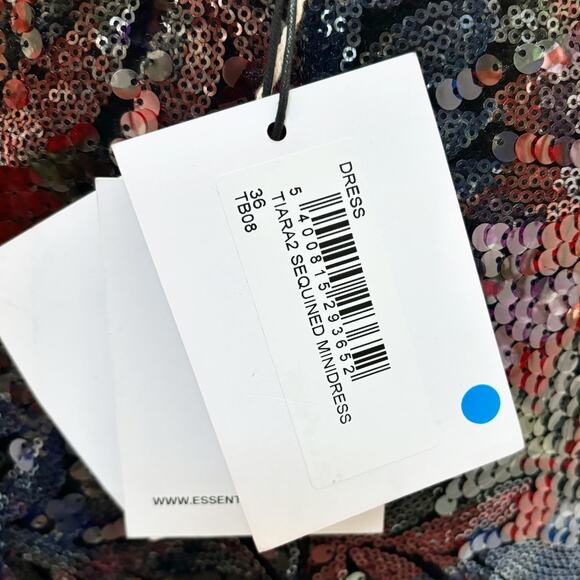 Essentiel Antwerp Tiara Sequin Dress 4 NWT - Picture 8 of 10